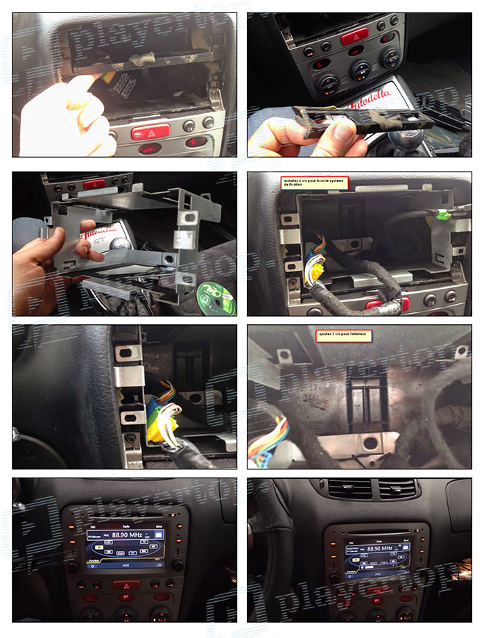 installation autoradio alfa romeo 147